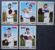 2019 Topps Heritage High Number Chicago Cubs Base Team Set Baseball Card