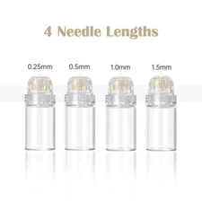 1Pcs Anti Aging 0.25/0.5/0.6/1.0/1.5mm 20Pin Derma Roller Serum Applicator Tool