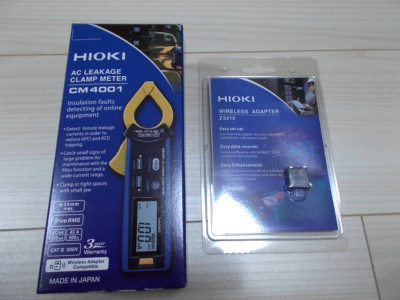 HIOKI CM4001-90 AC Leak Clamp Meter and Z3210 Wireless Adapter