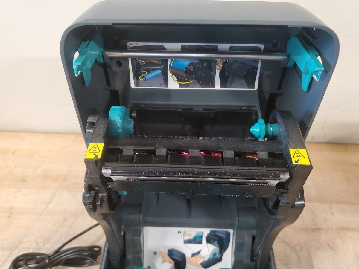 READ! Zebra GK420T Direct Thermal Transfer Printer - No Power