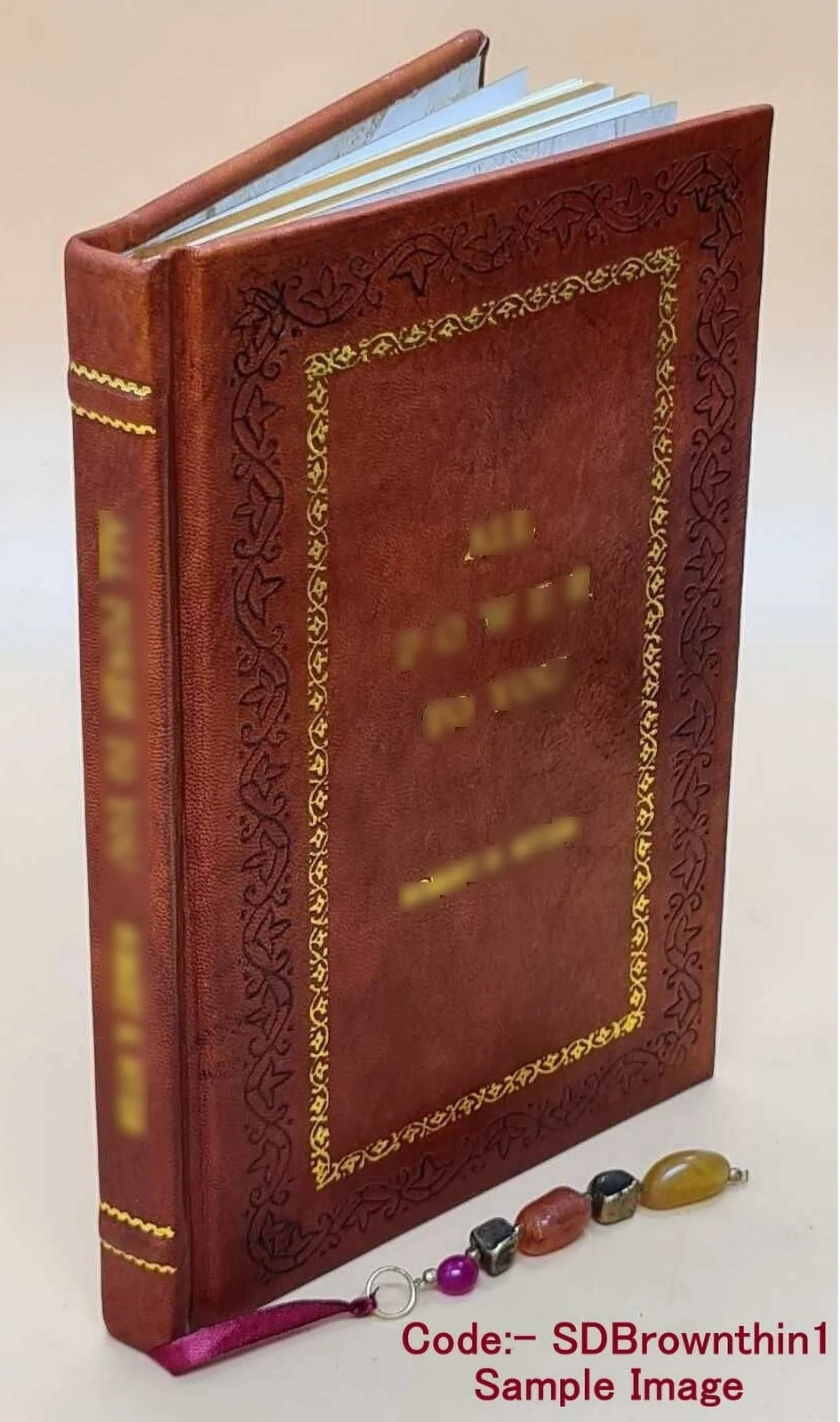 The Initiates Of The Flame 1922 Premium Leather Bound Edition by Manly P Hall