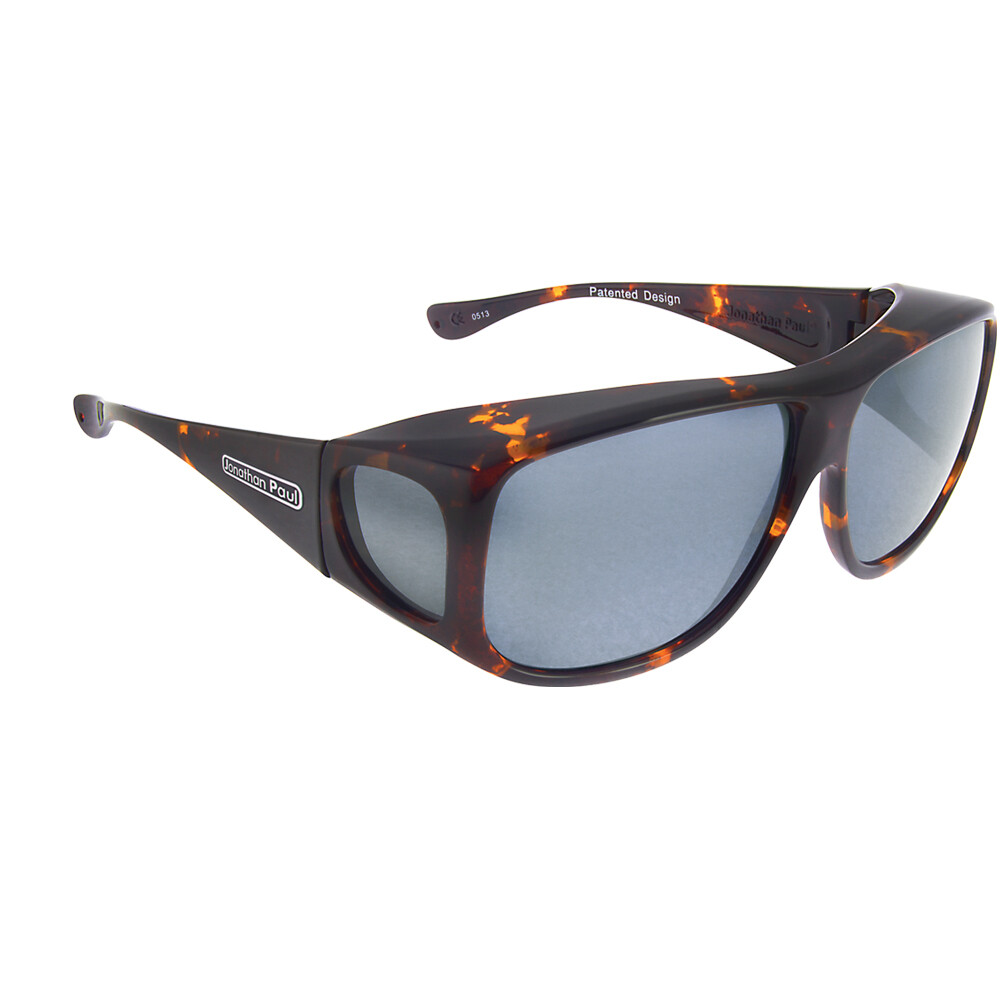 Jonathan Paul Orion Fitovers Sunglasses – Tortoise Shell – Large JONATHAN PAUL Polarized Sunglasses Fitovers Orion Cheetah  main image 2