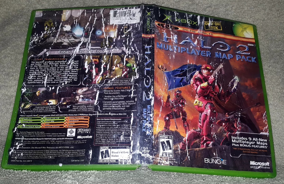 HALO 2 Multiplayer Map Pack Original XBOX LIVE Complete