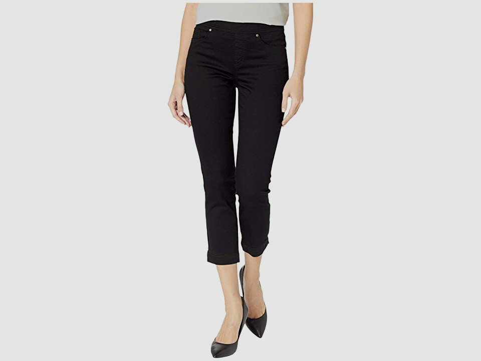pull on stretch capri pants