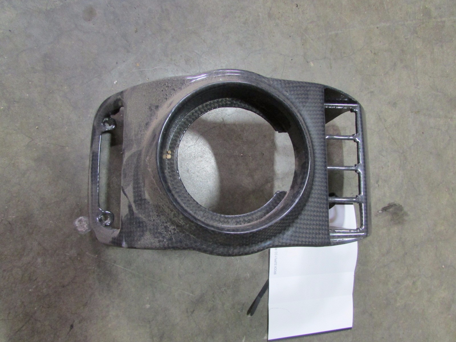 Ferrari F430 Scuderia, Carbon Fiber LH, Left Dash Vent Bezel, P/N 68648200