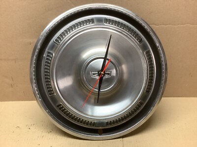 1971 FORD TORINO 14  HUBCAP CLOCK SHOP GARAGE MAN CAVE GIFT 68