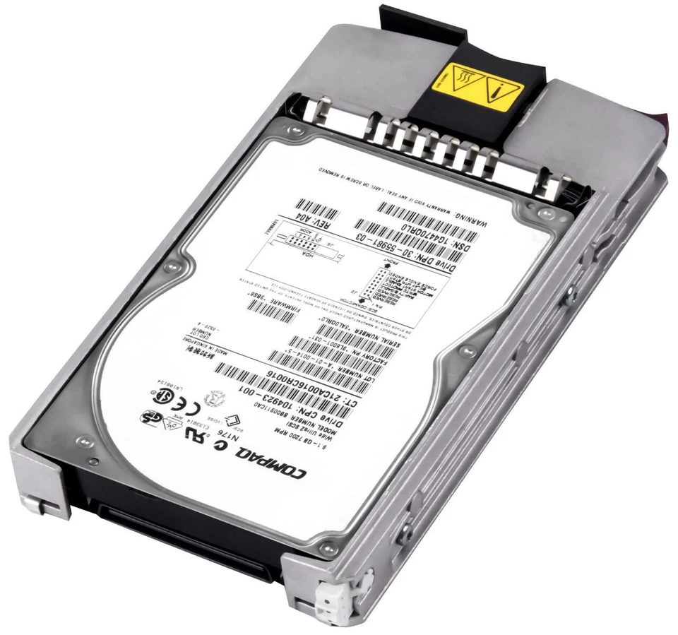 Hard Drive Compaq BB00911CA0 104923-001 9.1GB 7200U/Min 4MB SCSI U2 3.5'' Inch - Image 2 of 3