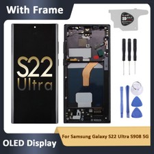 OLED LCD Display Touch Screen Digitizer For Samsung Galaxy S22 Ultra S908U 5G
