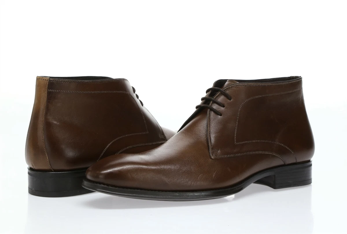 Brown Mezlan Leather Boots for Men for Sale | Shop New  display picture 2