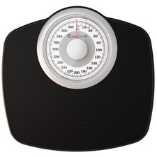 A25W Scales for Body Weight - Up to 400 LB - 5.3" Dial on 12.4" x 10.2" Platf...