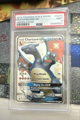 Charizard GX SV49/SV94 Hidden Fates: Shiny Vault Holo PSA 9