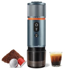 Portable Espresso Coffee Machine: 12V Electric Small Travel Expresso Maker - ...