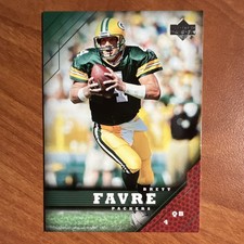 Upper Deck 2005 Brett Favre #67 Green Bay Packers Football Card