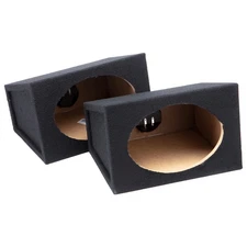 Car Audio Custom 6" X 9" Sealed Hi Quality Pair Speaker Enclosure Unloaded Box
