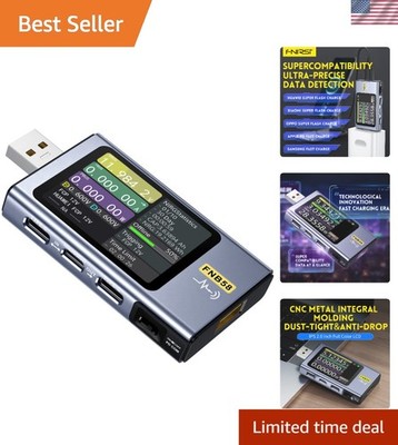 USB Tester Voltage Current Power Meter LCD Fast Charge Detection Multimeter