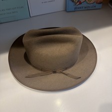 Vintage Royal Stetson Stratoliner Hat Brown Size 6