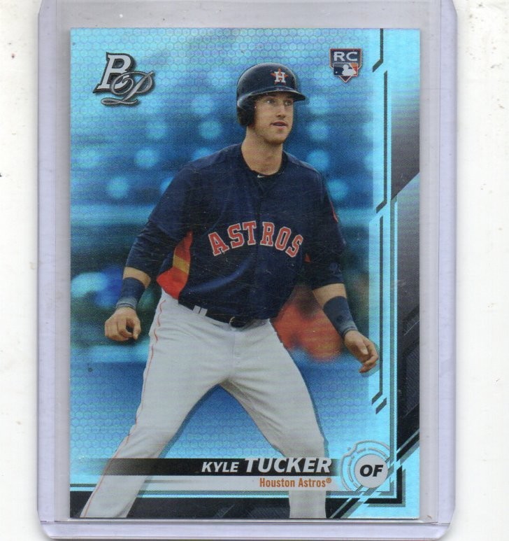 KYLE TUCKER 2019 BOWMAN PLATINUM ROOKIE CARD #6 DODGERS A222