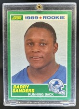 1989 Score Barry Sanders RC Rookie #257 Lions