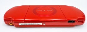 Sony PSP-2000 Console Deep Red Region free Rare w/adapter, battery - Excellent