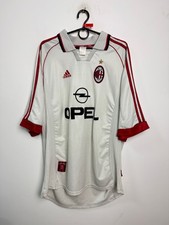 MAGLIA CALCIO AWAY AC MILAN 1999/2000 ADIDAS VINTAGE JERSEY TAGLIA XXL ADULTO