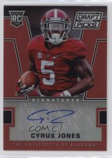 2016 Panini Prizm Collegiate Draft Picks Red Cyrus Jones #259 Auto 2s2