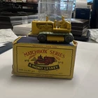 Vtg Matchbox Series No 8 Caterpillar Tractor Moko Lesney Box Yellow