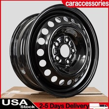 New 16 X 6.5inch Replacement Black Steel Wheel Rim For Honda Civic 2006-2012