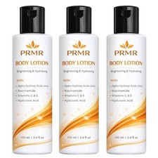 AHA Body Lotion Whitening Cream With Vitamin C, Hyaluronic Acid 100ml, 3 Pack