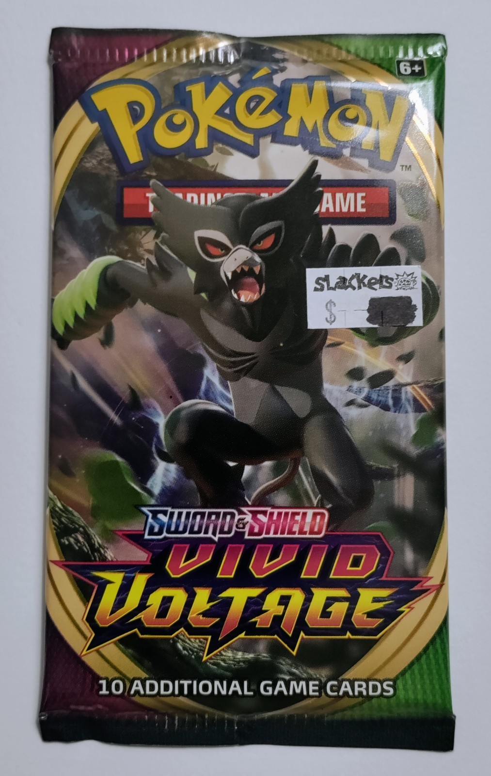 2020 Pokemon Sword & Shield Vivid Voltage Booster Pack Sealed Featuring Zarude