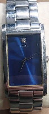 GUESS Steel Quartz Watch U95063G2 SS Bracelet Band New Battery