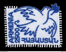 Armenia   2025 , Dove of Peace , Embroidered , International Joint Iss , Unusua