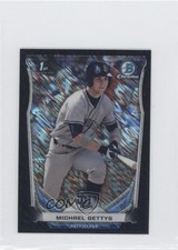 2014 Bowman Chrome Minis Black Shimmer Refractor Michael Gettys #272 0a7
