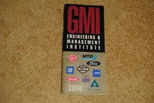 Vintage 1997 GMI Engineering & Management Institute Brochure General Motors Inst