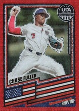 2026 Panini - USA BASEBALL STARS & STRIPES Chase Fuller Red Disco /199 #60