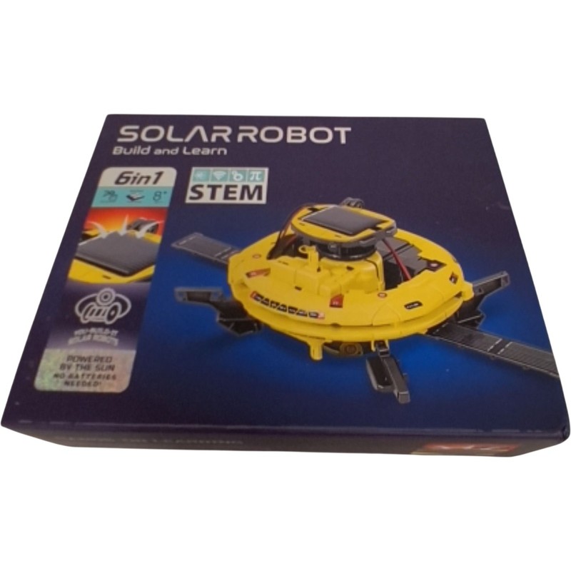 Solar Robot 6in1 STEM Educational Kit Build Learn Robotics Sealed & Untested