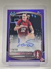 LARA SOMFAI 2025-26 BOWMAN CHROME U 1ST PURPLE REFRACTOR AUTO /250 Q3882