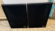 Two Vintage Cerwin Vega HED U-123 Speaker Grills with badges