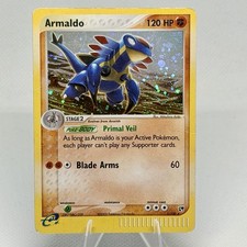 Armaldo #1/100 EX Sandstorm Reverse Holo Rare Pokemon TCG Card DMG Vintage 2003