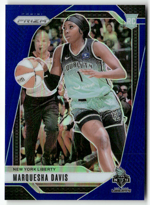 2024 Panini Prizm WNBA No. 45 Marquesha Davis Rookie Blue Prizm 148/199