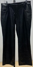Wilsons Leather Maxima Women's Size 14 Black High Rise Leather Pants Pre-Owned