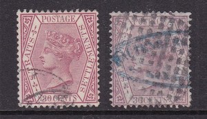 STRAITS SETTLEMENTS^^^^1891  sc#55  used VICT/ CLASSICS  hcv @ xr um1492stt93