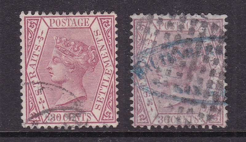 STRAITS SETTLEMENTS^^^^1891  sc#55  used VICT/ CLASSICS  hcv @ xr um1492stt93