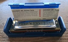 NOS Blues Harp MS Harmonica Hohner 532/20 AB Blues W/Box  Papers