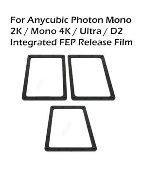 Anycubic 3PCS FEP Film for Photon Mono 4K,3D Printer Resin Vat Pre-Installed FEP