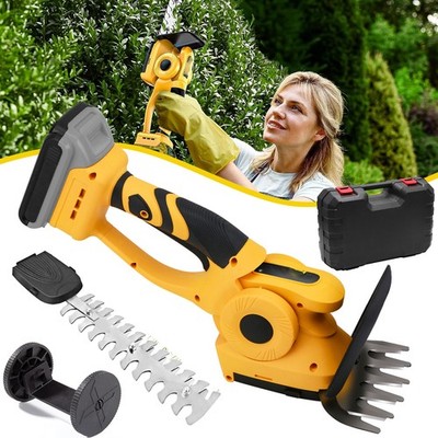 Akku Gras- und Strauchschere 2 in 1 Mini Heckenschere Gartenscherefür Dewalt 20V