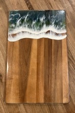 Epoxy Resin Cutting Board Brand New Wave Pattern Original Wrapping