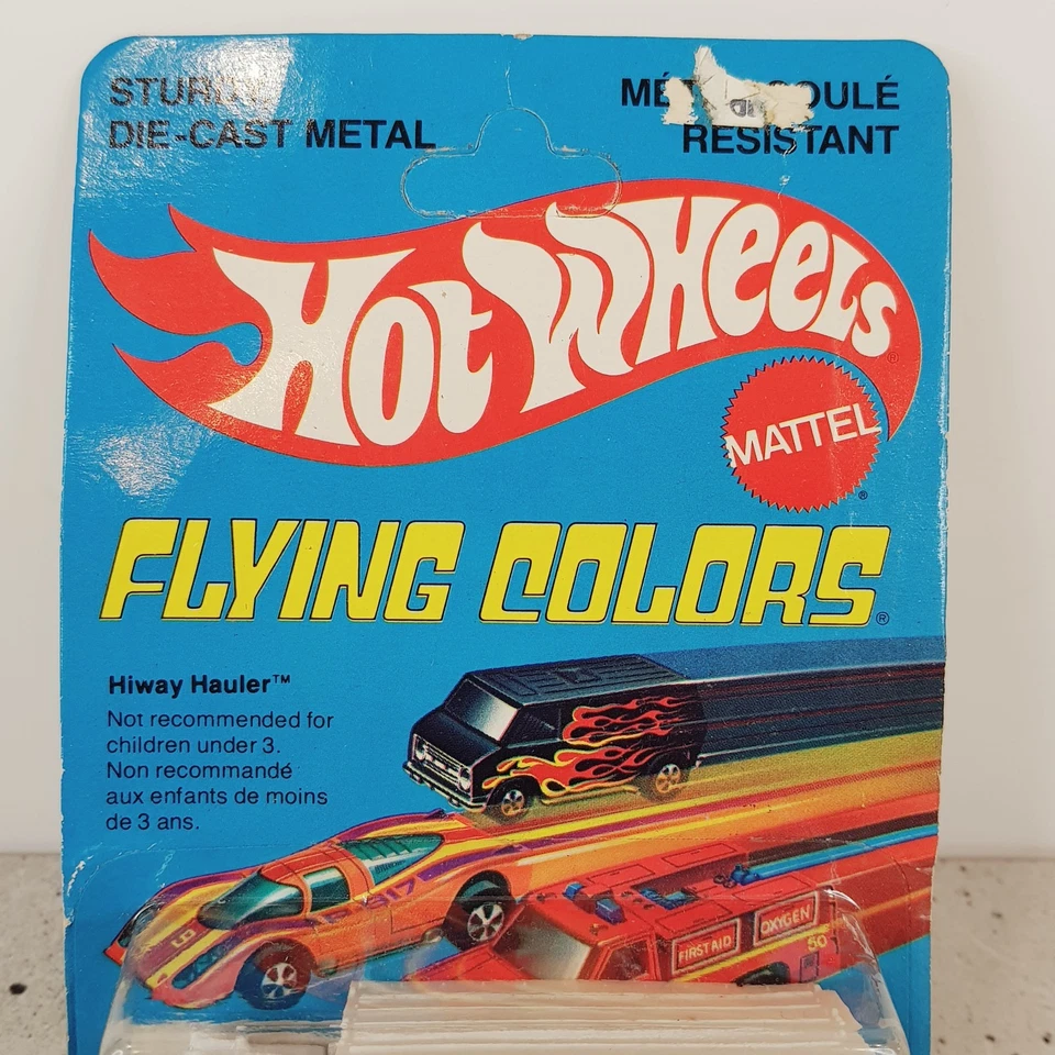 Camión diecast Hot Wheels Flying Colors 1979 vintage camión de carretera norteamericano Foto 3 de 4