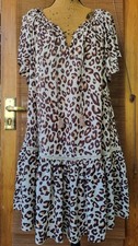 🦋Spell And The Gypsy XL Bodhi Leopard Print Tunic Dress Fully Lined