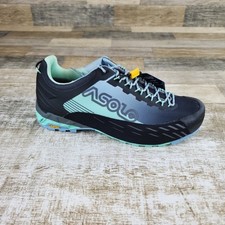 Asolo ELDO ML Womens Hiking Shoes Sz 9 Brook Green Blue Fog Lace Up Sneakers