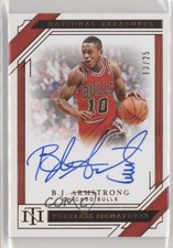 2020 National Treasures Peerless Signatures Bronze 13/25 BJ Armstrong Auto 0c3